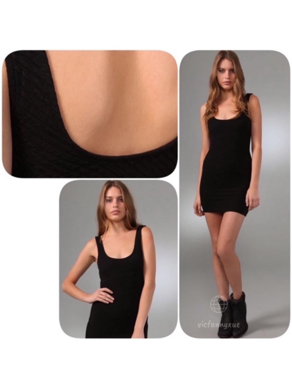 Free people black fancy dress xs